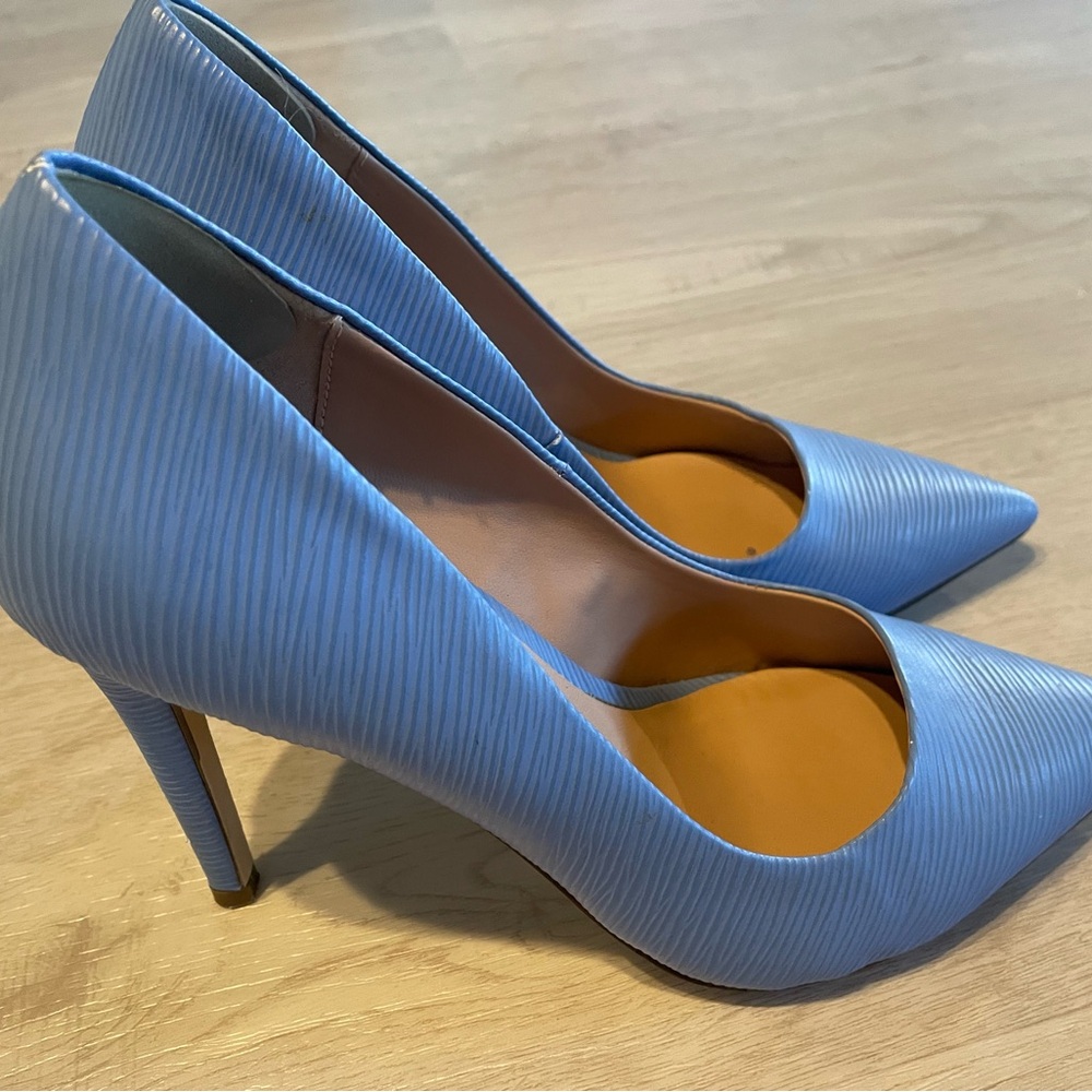 Call it Spring Periwinkle Heels - Picture 3 of 3